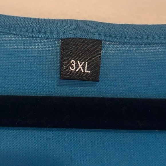 NWOT Teal Scoop Neck Women's Tank Top 3X - Picture 2 of 5